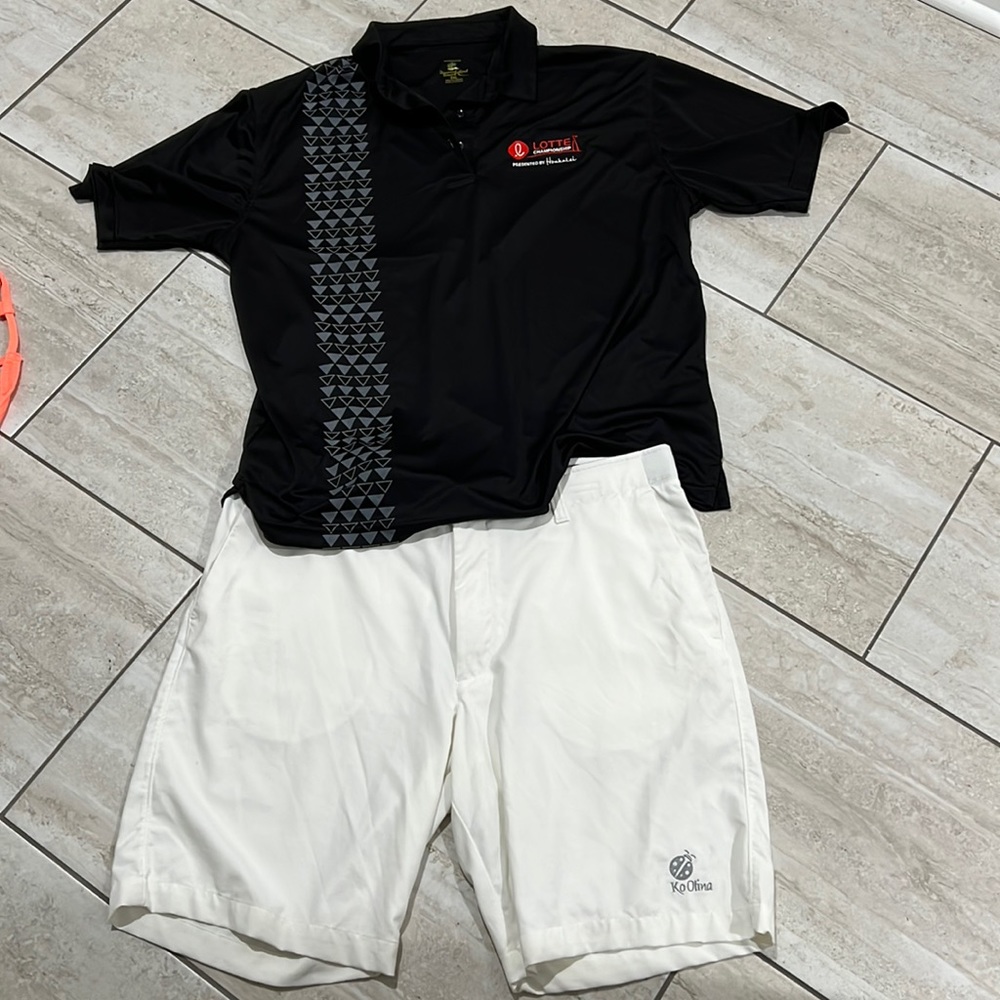 Mens Lotte Golf ⛳️ shirt from Hawaii